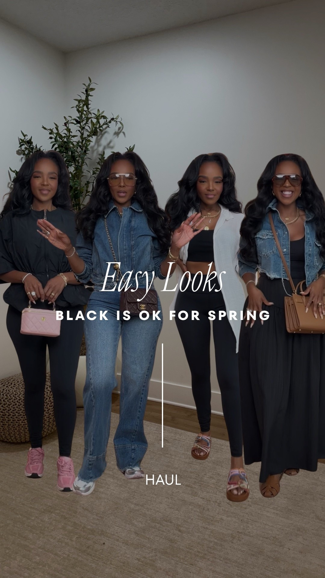 Scroll to shop these easy black outfit ideas 🖤

Black for spring just makes sense—clean, effortless, and always put-together. These looks are simple to recreate but still feel elevated with the right layering and accessories.

Perfect for everyday wear, errands, travel days, or casual plans.

📏 Measurements: 5’4”, 140 lbs, 34D bust, 27” waist, 40” hips

Follow me on Instagram and YouTube @kirasfashionfinds