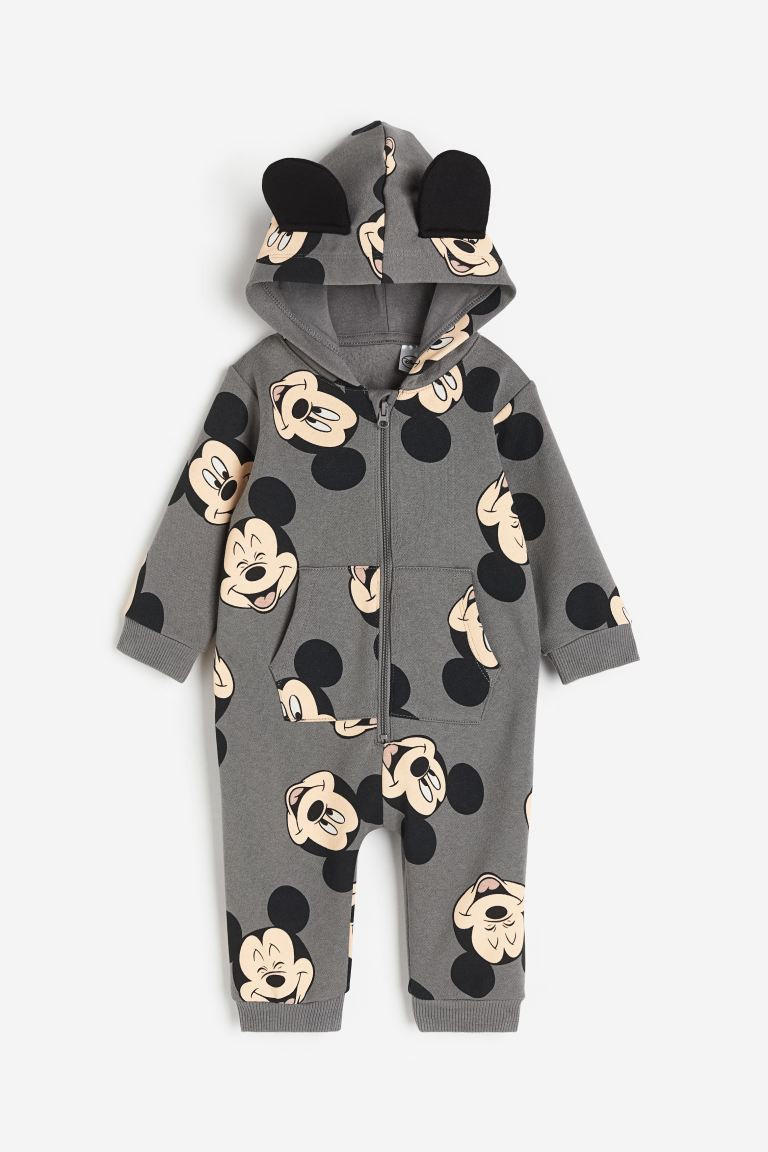 Printed sweatshirt all-in-one suit | H&M (UK, MY, IN, SG, PH, TW, HK)