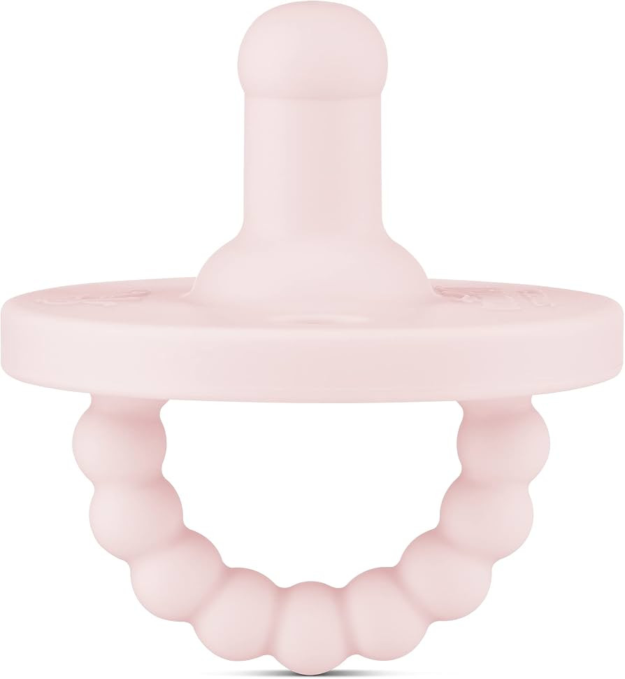 Ryan & Rose Cutie PAT Pacifier Teether (Stage 2, Pink) | Amazon (US)