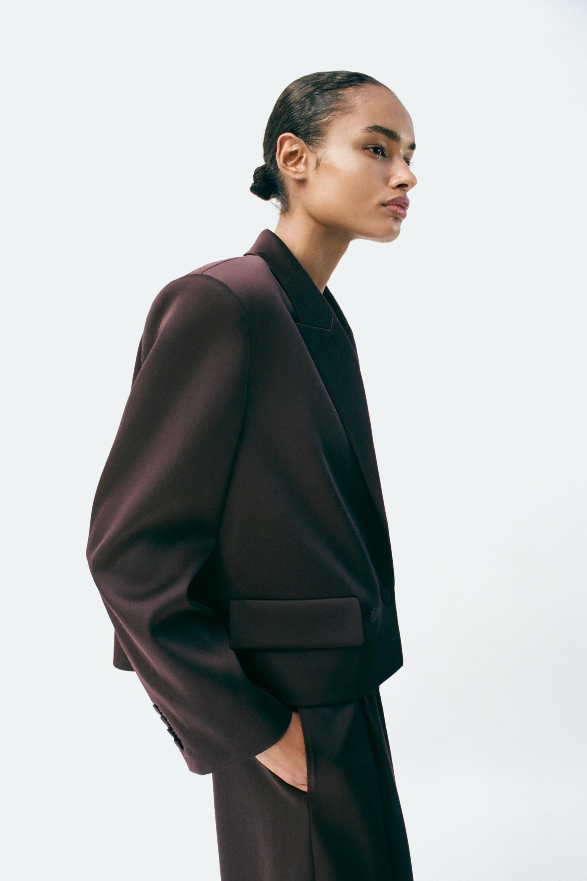 BLAZER DOPPIOPETTO SATINATO | Zara IT