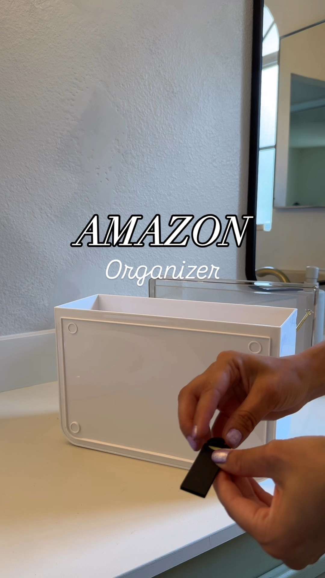 Amazon find vanity organizer. 

#LTKVideo #LTKHome #LTKSaleAlert