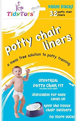 TidyTots Disposable Potty Chair Liners - Value Pack - Universal Potty Chair Fit (fits most potty ... | Amazon (US)