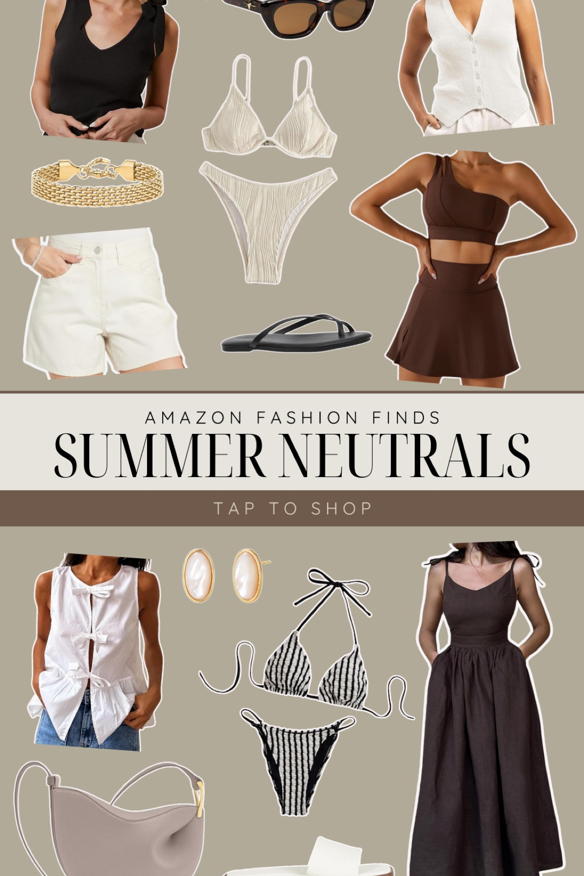 Amazon summer neutrals!


Shoes, sandals, beach, coastal style, natural, european clothing, gold, bikini, swimsuit, swimwear, earrings, tops, workout set, sunglasses, purse, chic, denim shorts, brown midi dress, purse

#LTKStyleTip #LTKItBag #LTKSwim