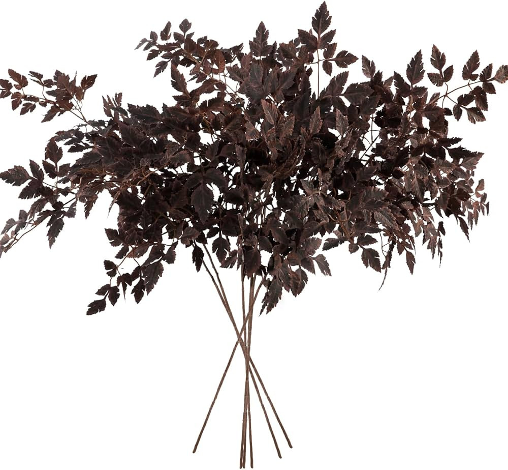 MISSPIN Artificial Fall Leaves Stems, 8 PCS Fall Decorations for Indoor Outdoor Halloween Thanksg... | Amazon (US)