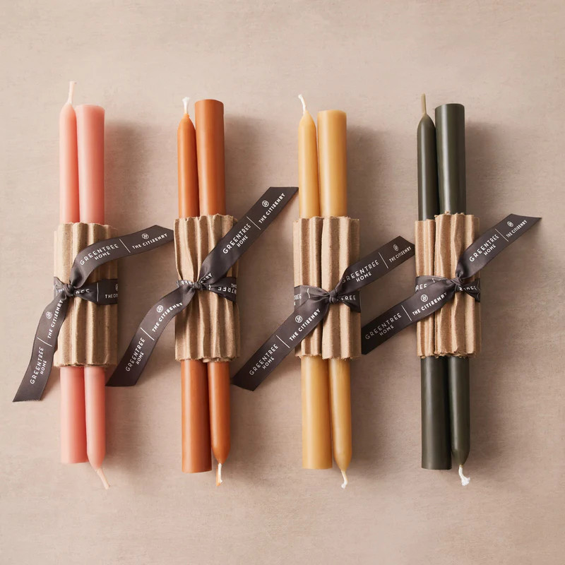 Beeswax Taper Candles - Set of 2 | The Citizenry