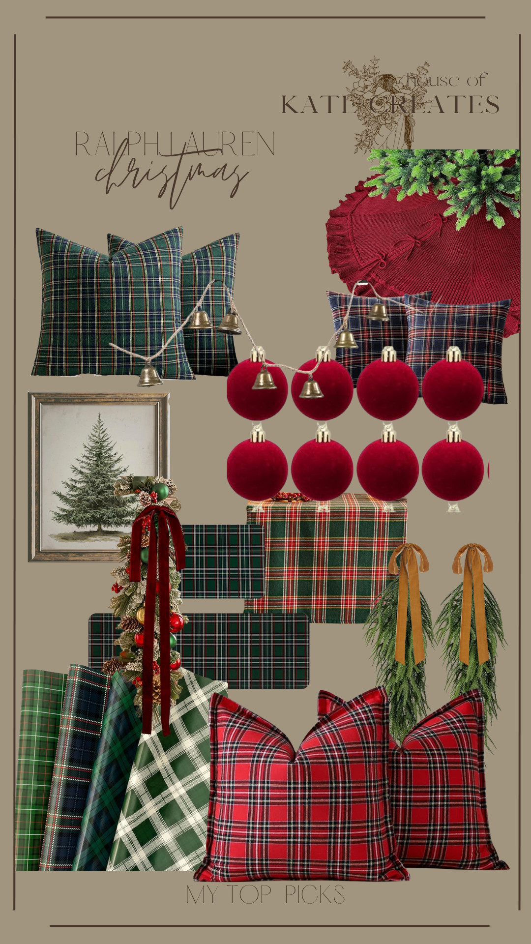 Ralph Lauren Christmas anyone? This is such a fun vibe that's trending right now, and here are some great finds for achieve it! #ralphlauren #ralphlaurenchristmas 

 #LTKHoliday #LTKSeasonal #LTKHome