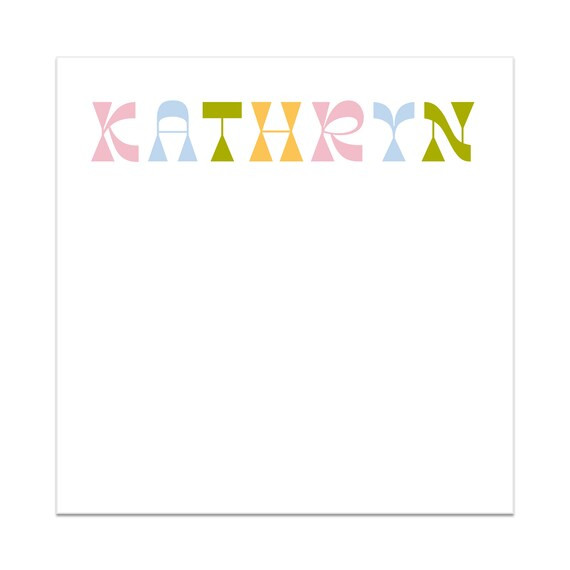 Groovy Square Notepad - Etsy | Etsy (US)