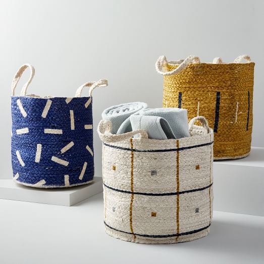 Jute Handled Baskets | West Elm (US)