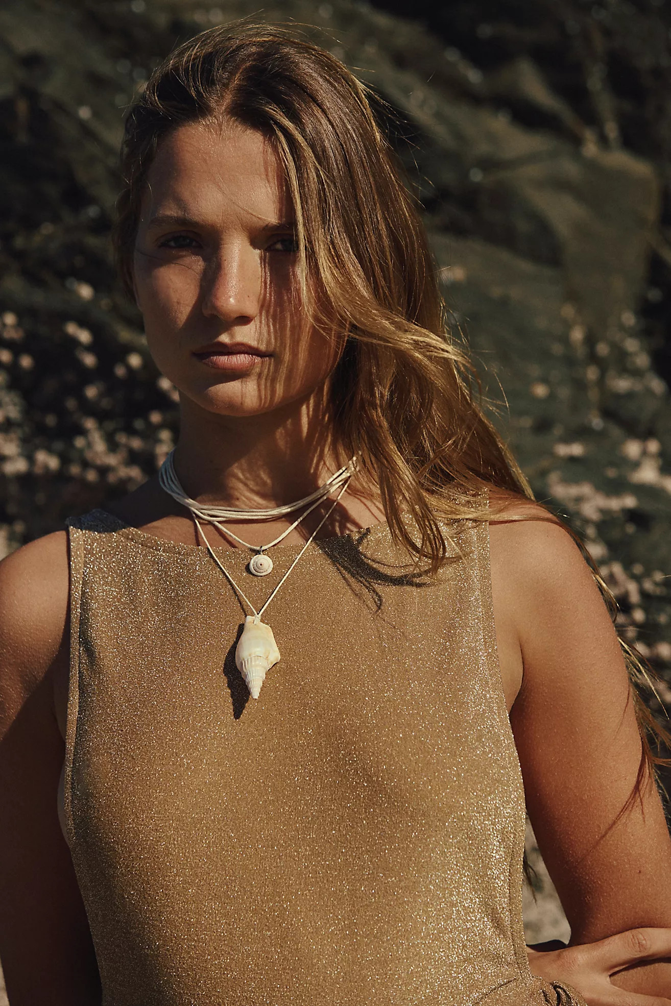 Carolina Shell Layered Necklace | Free People (Global - UK&FR Excluded)