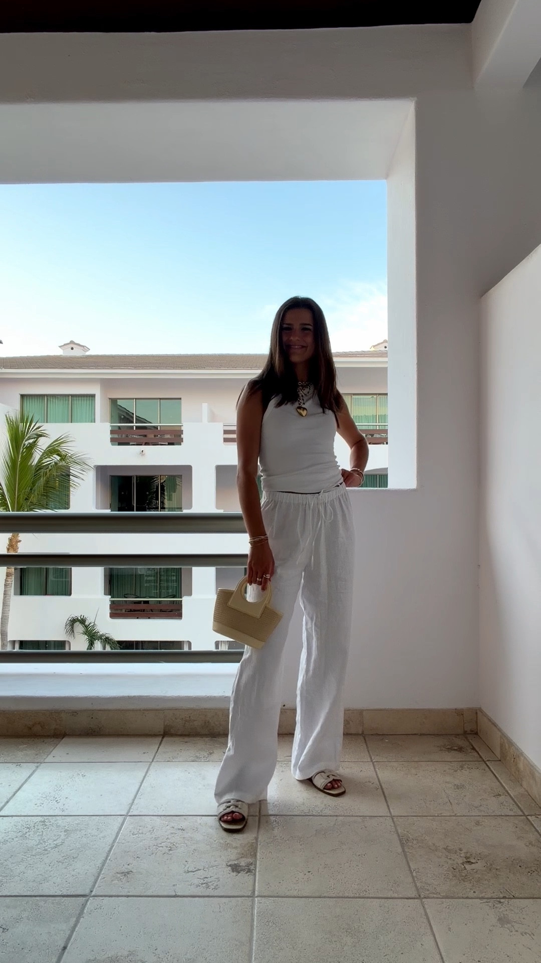 cabo vacation outfit

l @Roxanne Assoulin  puffy heart necklace 
@Target  white rubbed tank 
@Reformation linen pants 
@Anthropologie  bag @lespecs sunglasses from @Shopbop  





resort wear, neon, bright colors, two piece set, 2 piece,  Stripe pattern, Scalloped trim, poplin, mexico, hawaii, cabo, Europe, european summer  
colorful outfit

#ltkseasonal #ltktravel #LTKU #LTKVlog



resort wear, linen pants, all white outfit, vacation fits, summer, hawaii, europe, european summer 


#LTKWedding #LTKootd #LTKSeasonal #LTKTravel