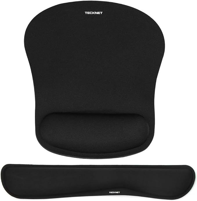 TECKNET Keyboard Wrist Rest and Mouse Pad with Wrist Support, Memory Foam Set for Computer/Laptop... | Amazon (US)