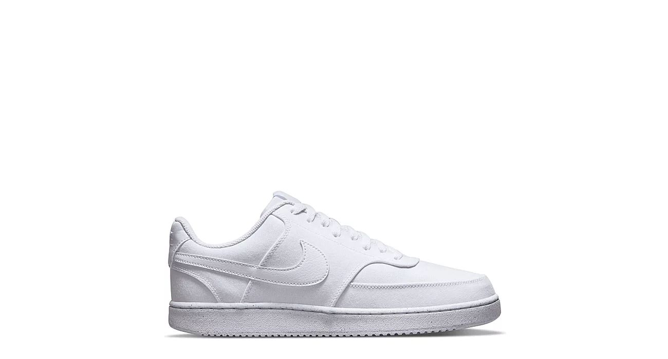 WHITE NIKE Mens Court Vision Low Sneaker | Rack Room Shoes