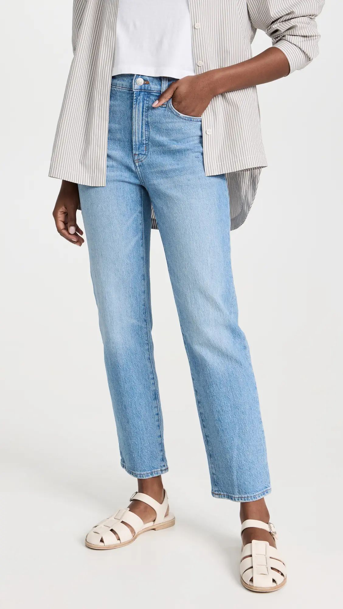 Madewell The Perfect Vintage Straight Jeans in Ferman Wash | Shopbop | Shopbop