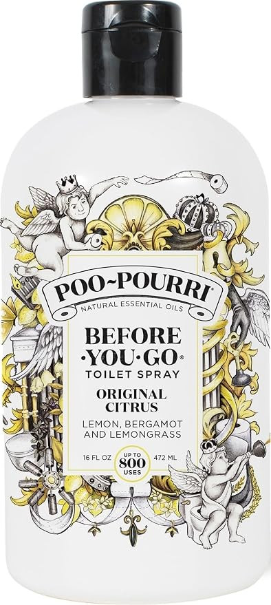 Poo-Pourri Before-You-Go Toilet Spray Refill, Original Citrus, 16 Fl Oz, Up to 800 Uses, Bathroom... | Amazon (US)