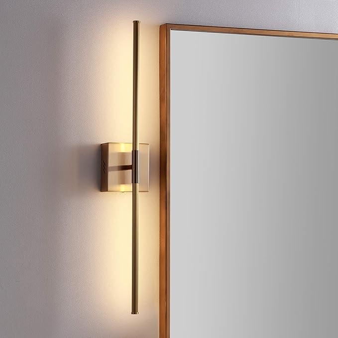 JONATHAN Y JYL7022B Makena 28" Dimmable Integrated LED Metal Wall Sconce, Minimalistic,Modern,Con... | Amazon (US)