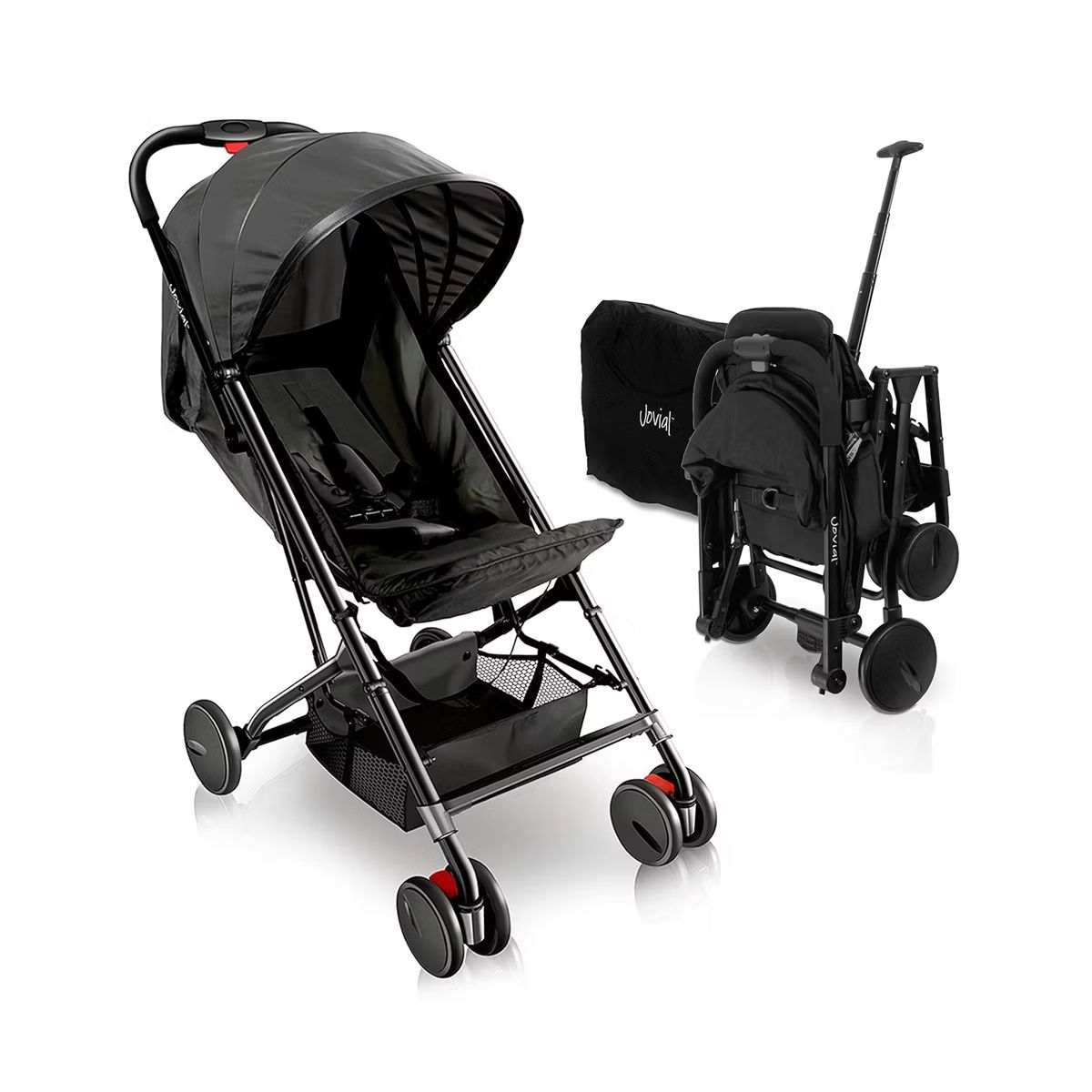 Jovial Portable Folding Baby Stroller - Compact Lightweight Design, Black, JPC20BK | Target