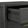 Better Homes & Gardens Oaklee 3 Drawer Nightstand with USB, Charcoal Finish | Walmart (US)