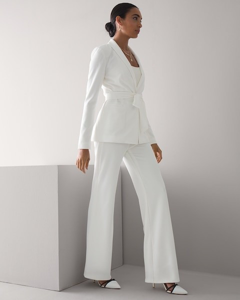 WHBM® Slip On Wide Leg Pant | White House Black Market