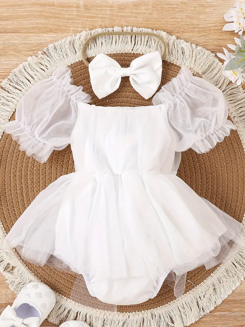 Newborn Baby Girls Cute Solid Color Mesh Skirt Swing - Temu | Temu Affiliate Program
