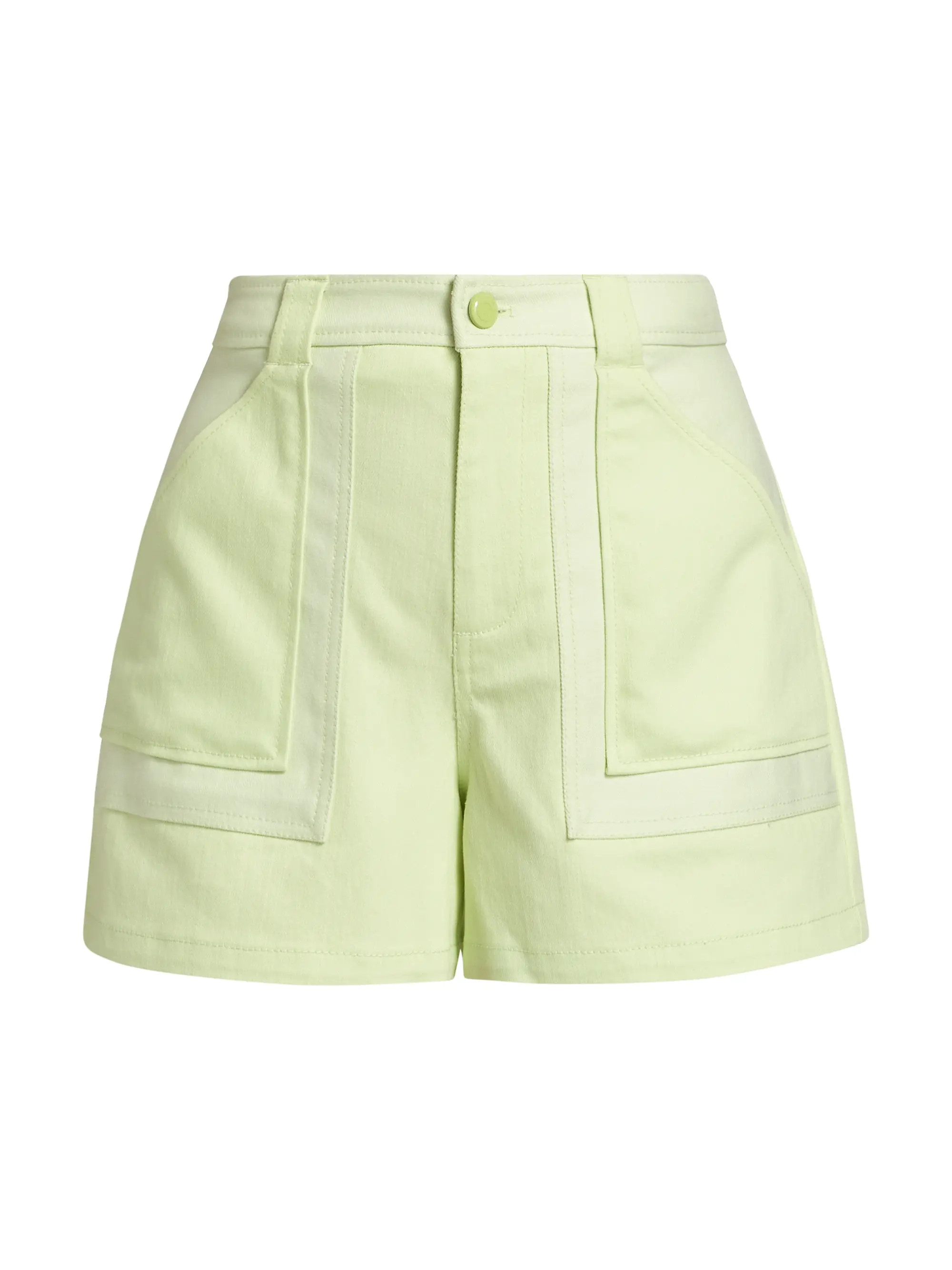 Sanam Twill Colorblocked Shorts | Saks Fifth Avenue