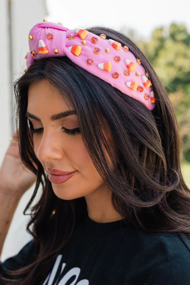 Pink Candy Corn Headband | Pink Lily