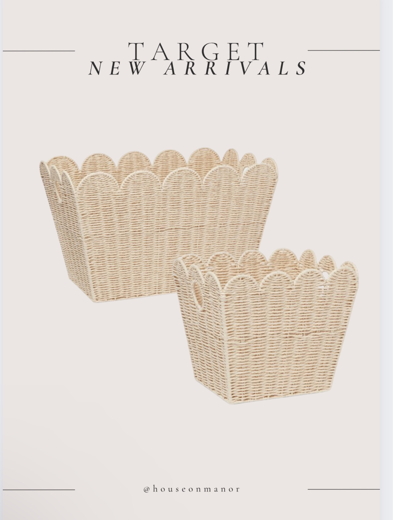 NEW Target kids’ scalloped storage baskets😍😍

Target finds, scalloped baskets, kids storage basket

#LTKhome #LTKfindsunder50 #LTKkids