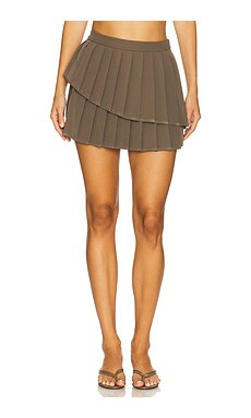 superdown Marlowe Mini Skirt in Grey from Revolve.com | Revolve Clothing (Global)