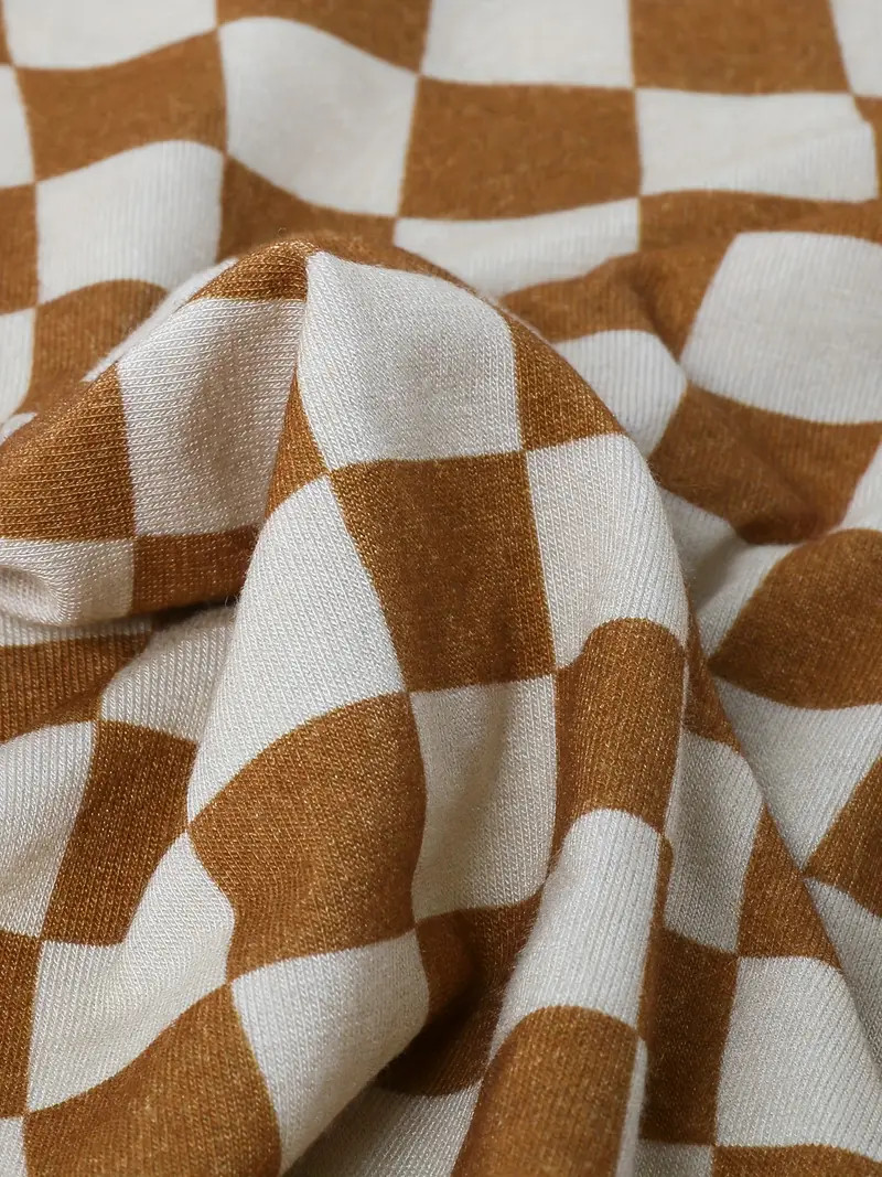 Bamboo Fiber Comfy Soft Long Sleeve Baby Onesie Brown White - Temu | Temu Affiliate Program