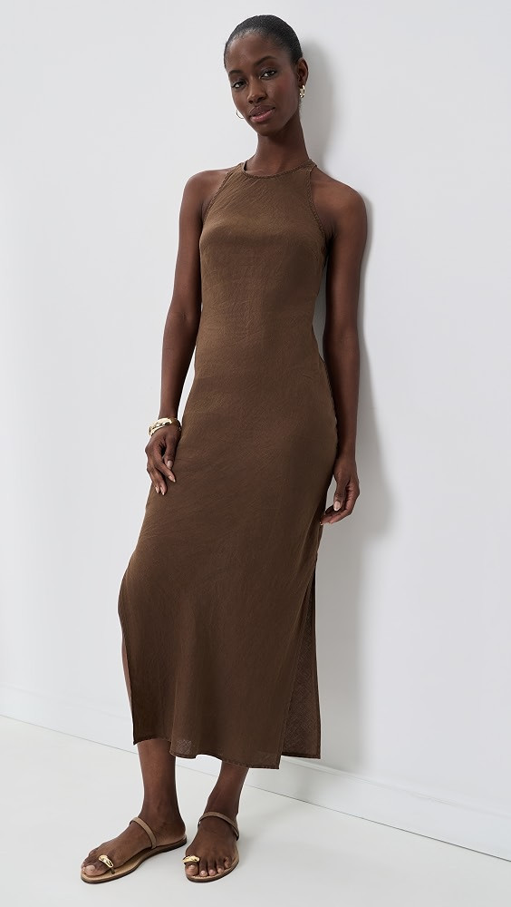 Canvas Linen Long Dress | Shopbop
