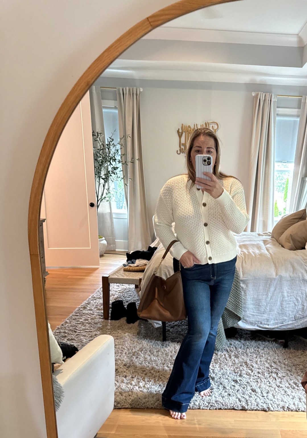 Perfect fall outing ootd! This cozy sweater gives all the pumpkin spice vibes ☕️ 🎃 

#LTKSeasonal #LTKMidsize #LTKOver40