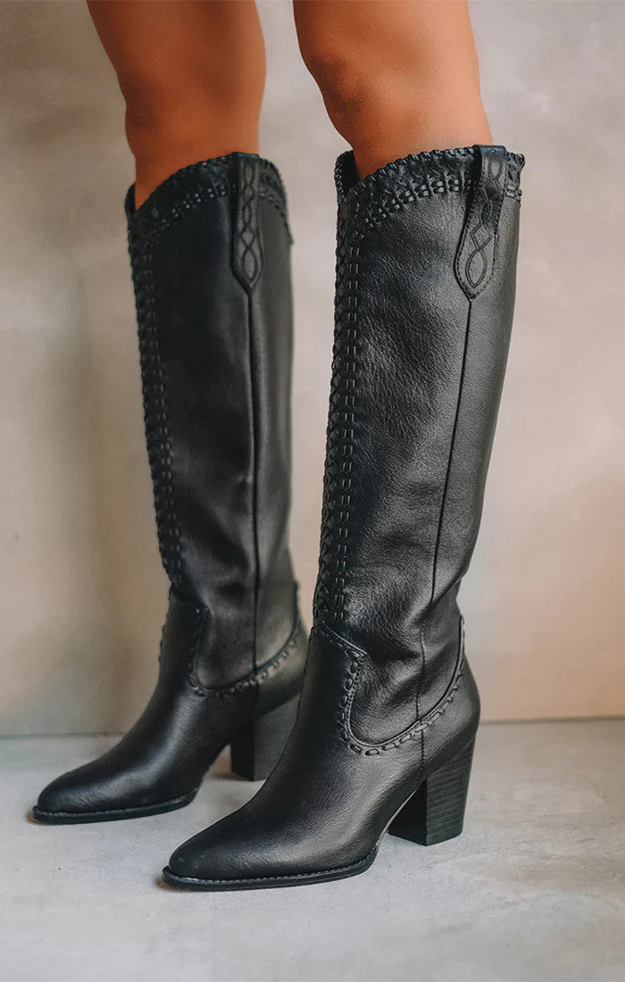 Billini Finley Cowboy Boot ~ Black | Show Me Your Mumu