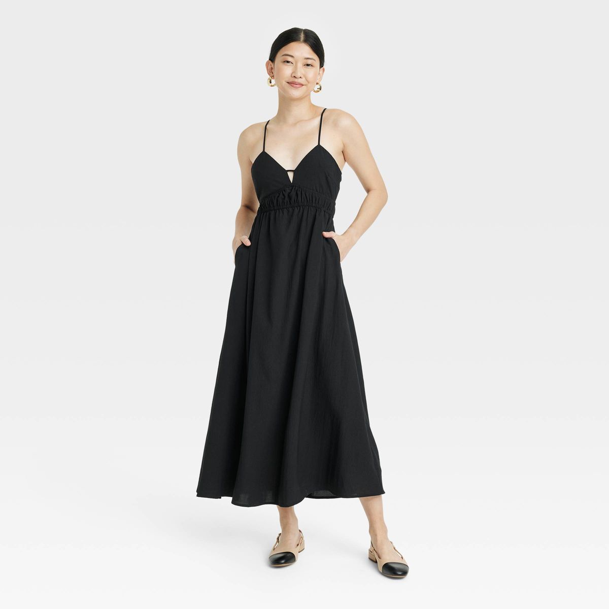 Women's Best Ever Maxi A-Line Dress - A New Day™ Black S | Target