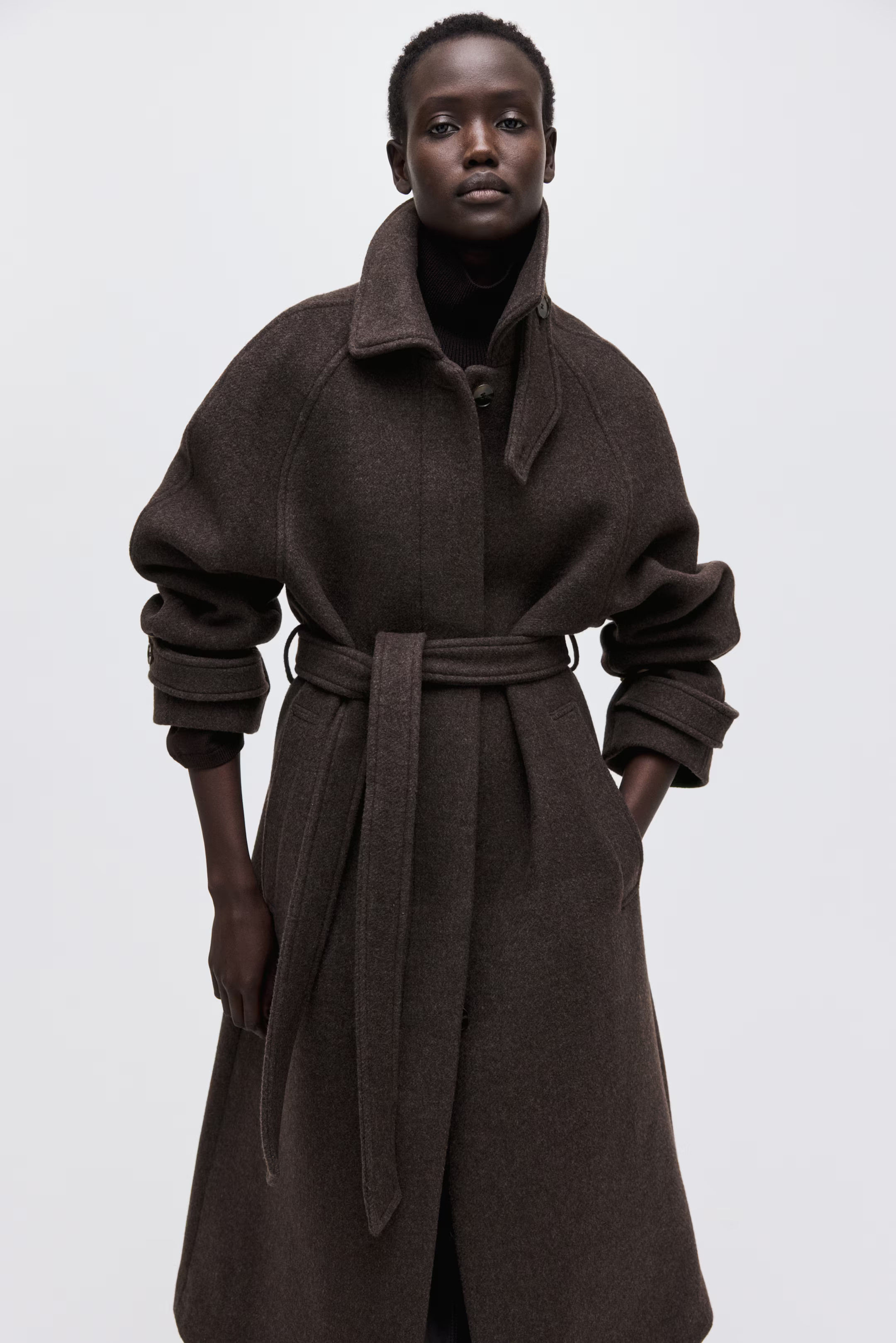 Oversized wool-blend coat | H&M (UK, MY, IN, SG, PH, TW, HK)