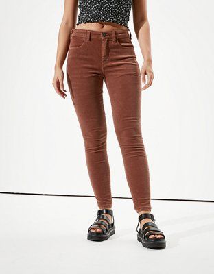 AE High-Waisted Corduroy Jegging | American Eagle Outfitters (US & CA)