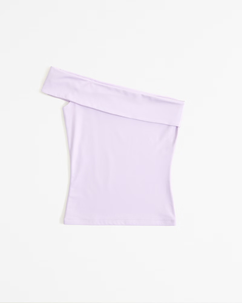 Asymmetrical Cotton-Modal Top | Abercrombie & Fitch (US)