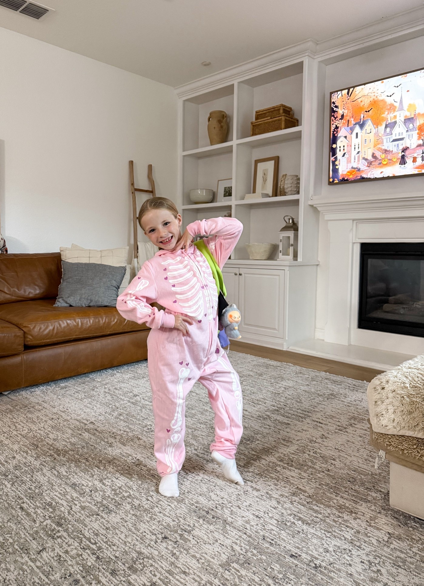 Warm for gymnastics on this rainy day 

#LTKHalloween #LTKKids