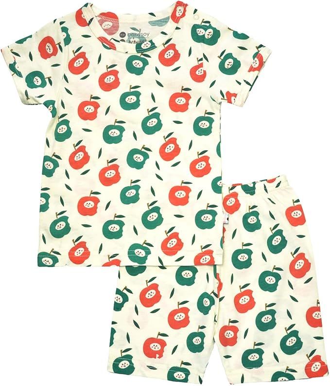Babysoy Short Sleeve Soy Lounge PJ Playwear Set with Shorts | Amazon (US)