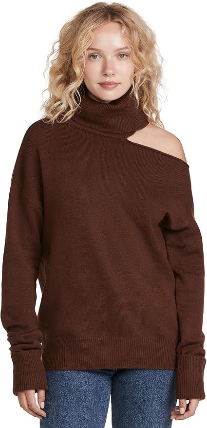 PAIGE Women's Raundi Turtleneck Relaxed Wool Blend Sweater | Amazon (US)
