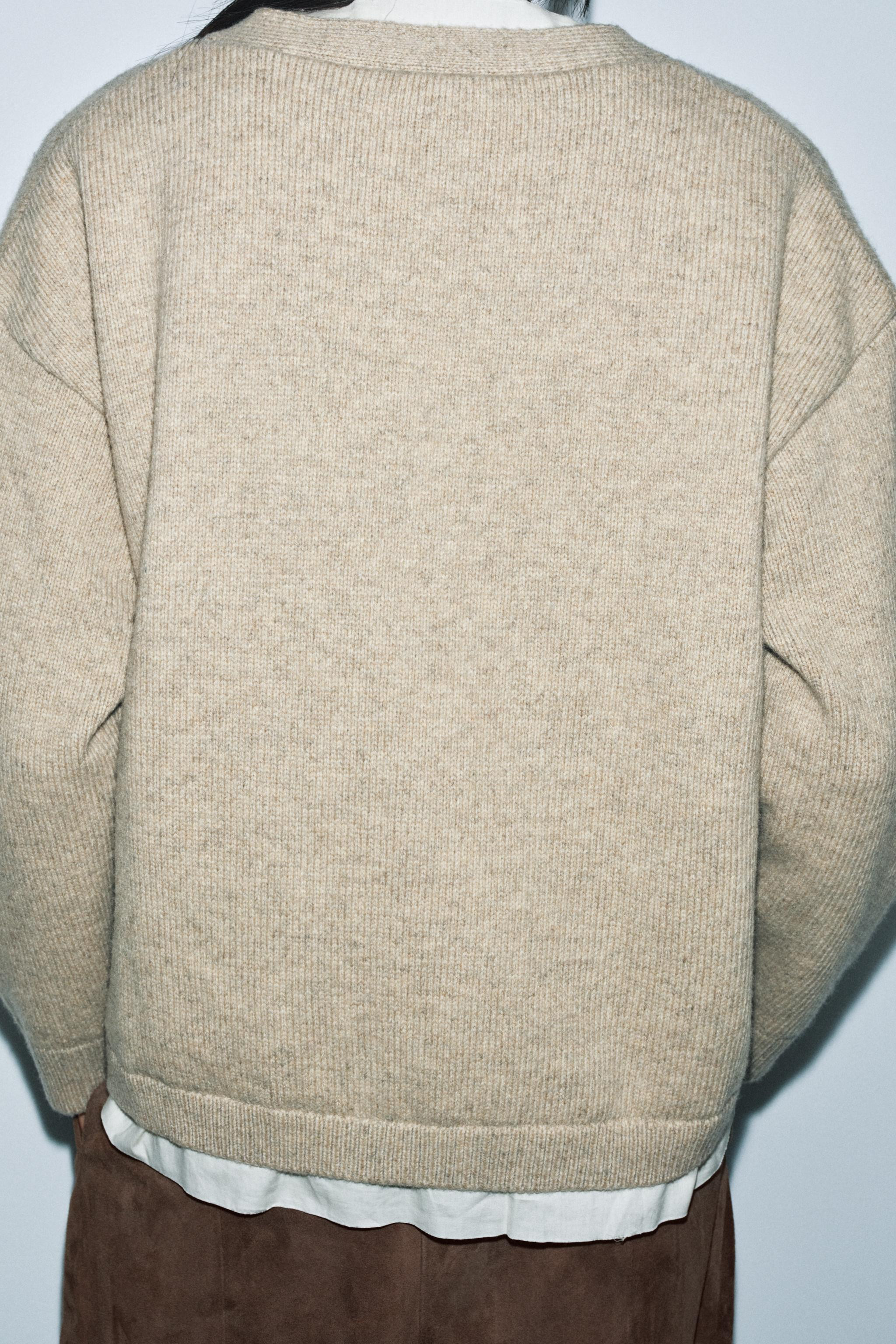 COMBINED WOOL JACKET | Zara US