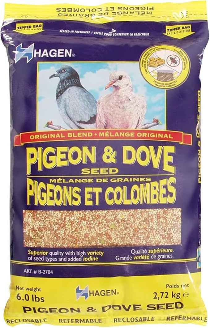Hagen Pigeon & Dove Seed - Original Formula Bird Food, 6 lb Bag – Nutritionally Complete Seed M... | Amazon (US)