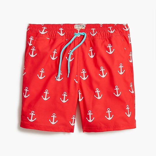 6" printed swim trunk | J.Crew Factory