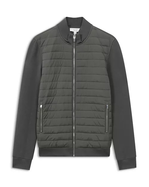 Freddie Cotton Blend Interlock Quilted Full Zip Jacket | Bloomingdale's (US)