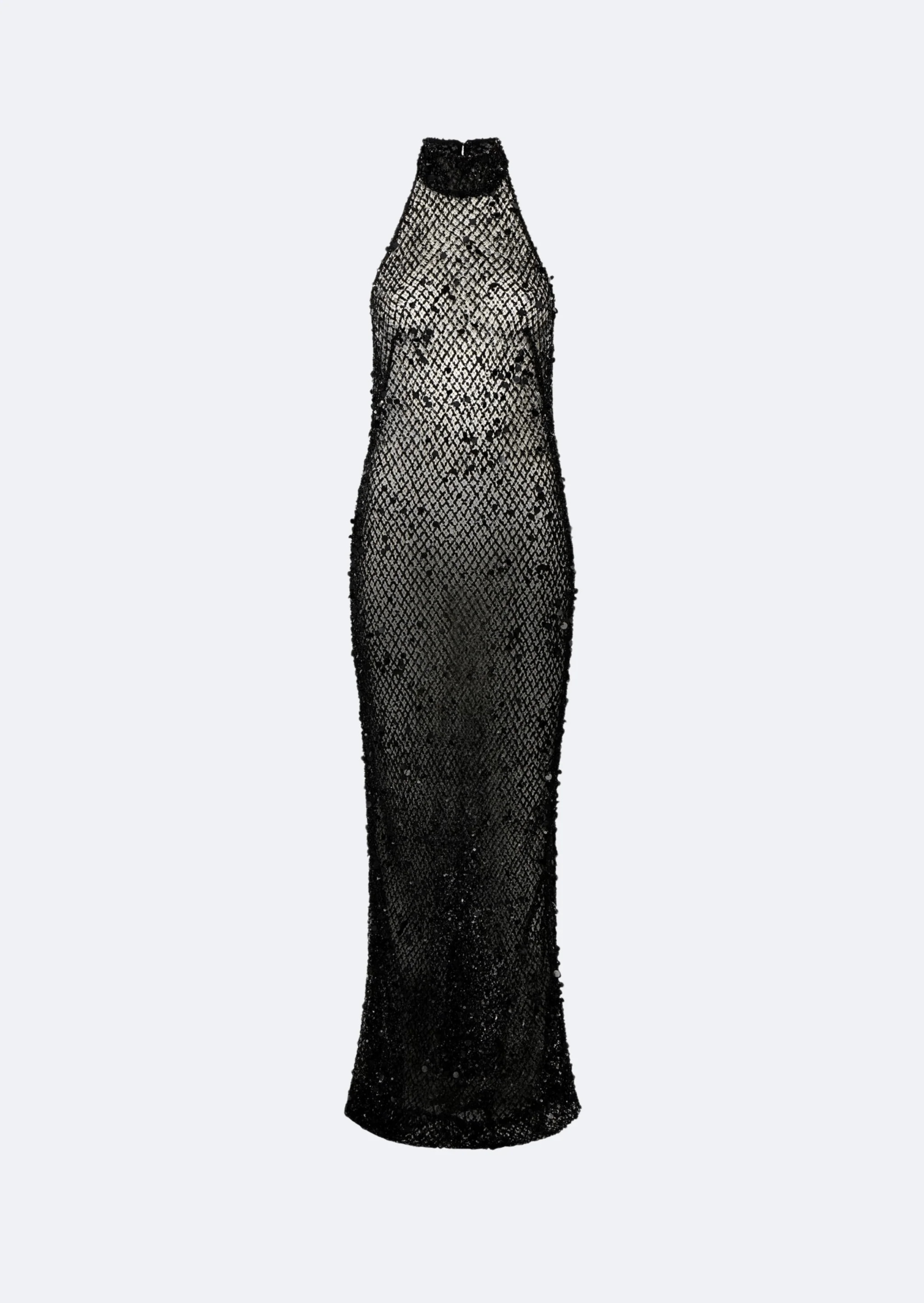 Net Mesh Sequin Gown | Lapointe (US)