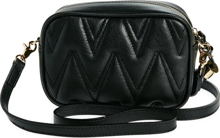 VALENTINO BY MARIO VALENTINO Amel Diamond Stud Crossbody Bag | Nordstromrack | Nordstrom Rack