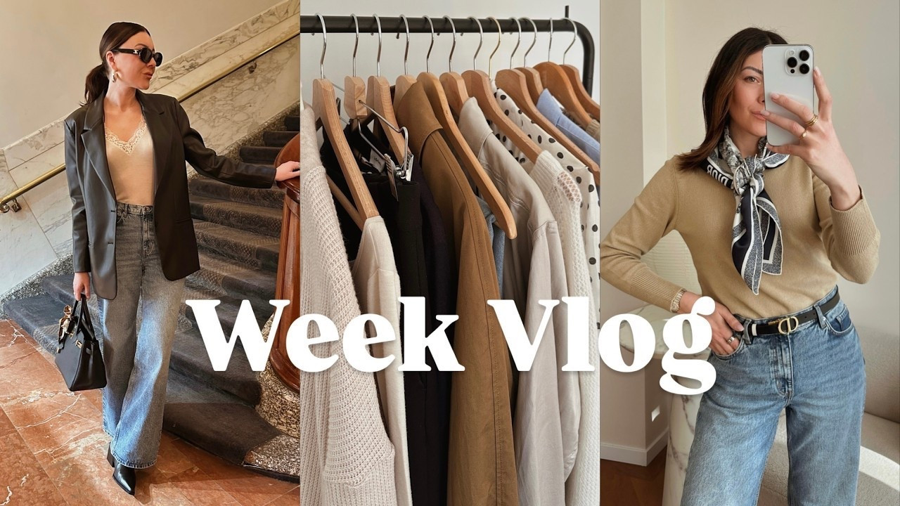 WEEKLY VLOG | ORGANISING MY SPRING RAIL, UNBOXING, HOW TO TIE A SILK SCARF

#LTKstyletip #LTKeurope