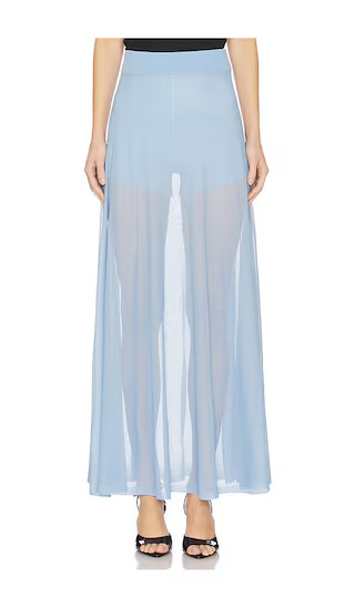 Paz Sheer Maxi Skirt | Revolve Clothing (Global)