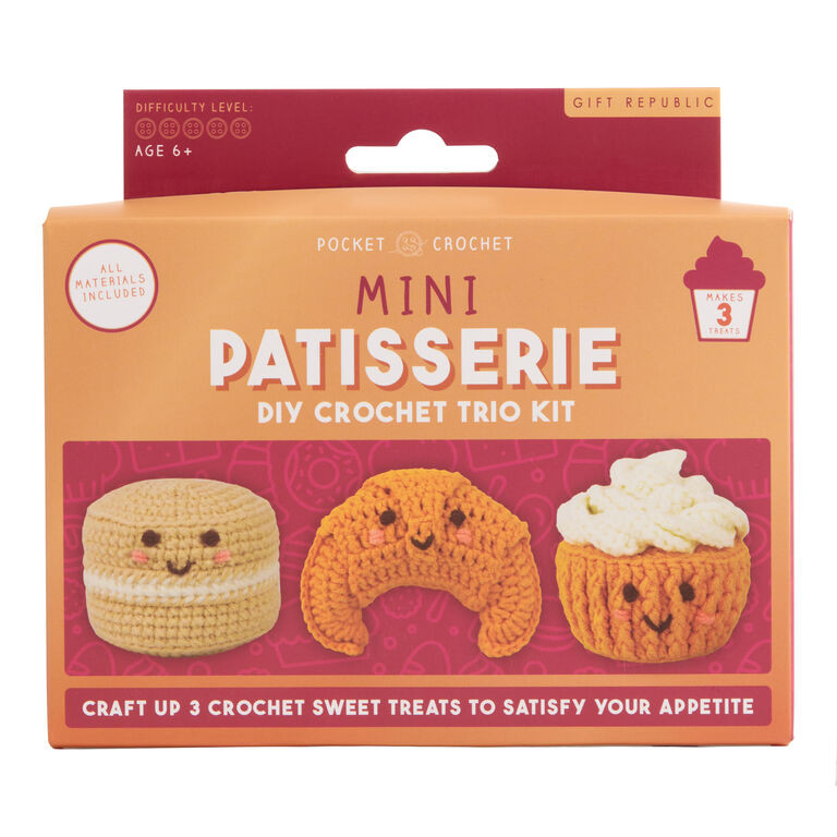 Mini Patisserie Trio Crochet Kit | World Market