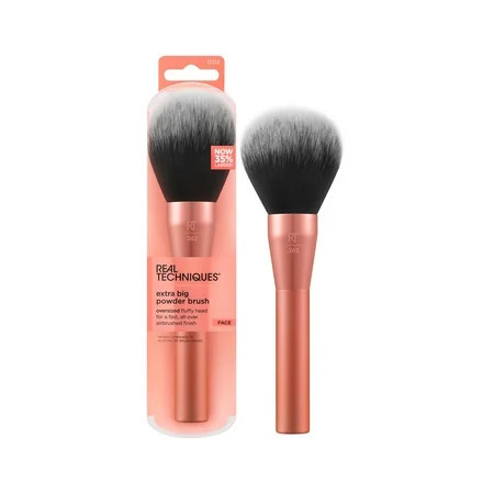 Real Techniques Extra Big Powder Brush Large Makeup Brush for Powder 1 Count | Walmart (US)