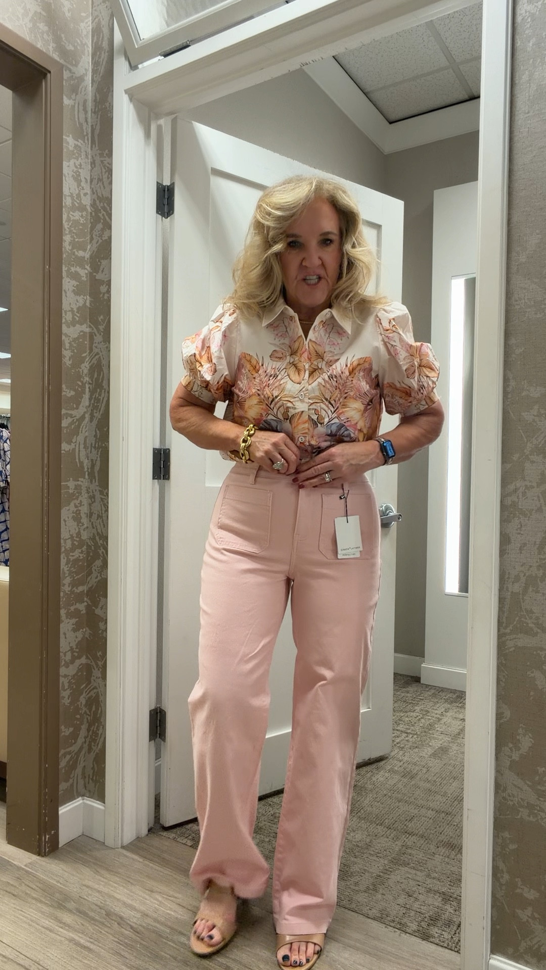 These jeans are fantastic! Wearing an 8 and they’re pretty fitted! But have stretch 

Top and skirt size medium 

Don’t wear a lot of dresses? Wear this outfit to a shower! Easter dinner! Egg hunts! School programs  

#LTKootd #LTKSeasonal #LTKOver40