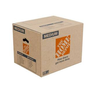 20 in. L x 16 in. W x 15 in. D Medium Moving Shipping and Packing Box with Handles (150-Pack) | The Home Depot